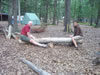 building the fire - summer camp 2008