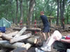 building the fire - summer camp 2008