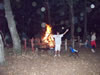 the lit fire - summer camp 2008
