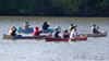canoeing on Lake George