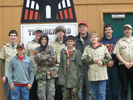 Group at spring camporee