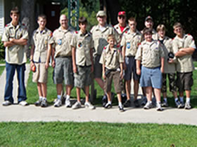 group at shooting outing 2008