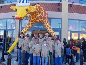 Group pic at lego land