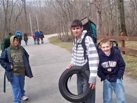 hiking the potawatomi trail