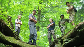 hiking at Turkey Run 2009